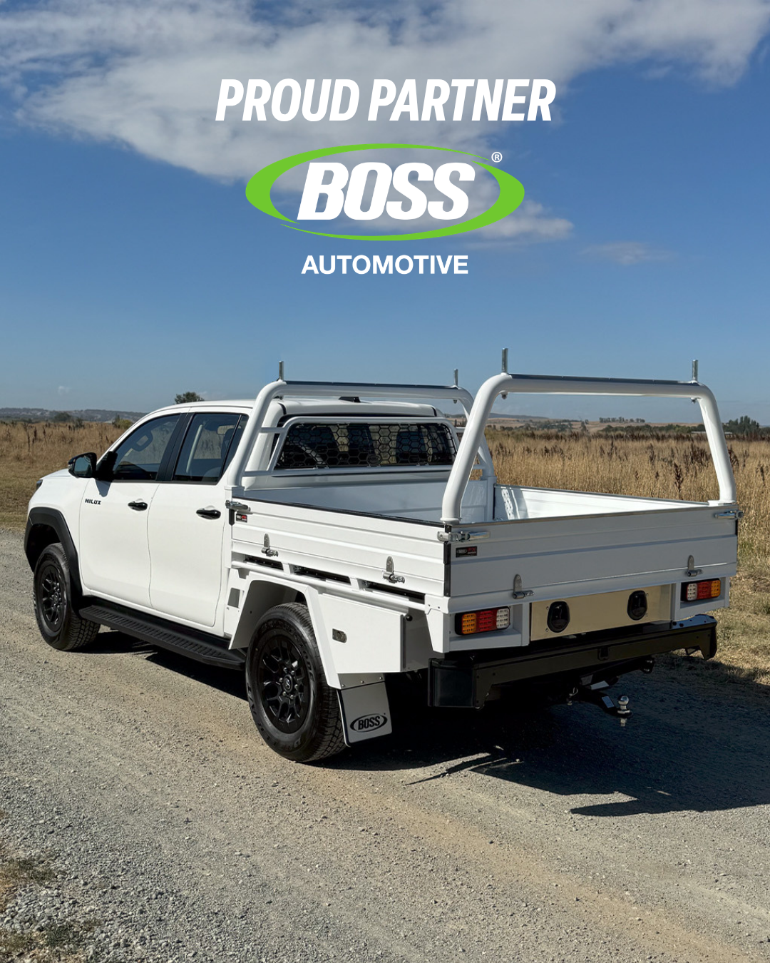 Toyota HiLux with Boss Automotive alloy tray
